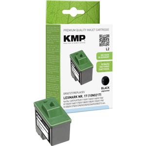 KMP Inktcartridge vervangt Lexmark 17 Compatibel Zwart L2 1017,4171