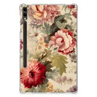 Siliconen Hoesje voor Samsung Galaxy Tab S9 Plus Bloemen