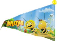 Studio 100 fietsvlag Maya de Bij junior 150 cm vinyl zwart/geel