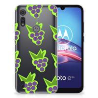 Motorola Moto E6s Siliconen Case Druiven