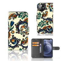 Wallet Case Apple iPhone 12 Mini Barok Flower - thumbnail