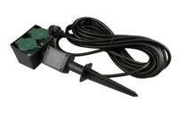 Dubbele Tuincontactdoos Op Spie - 10 Meter Snoer