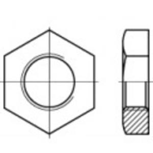 TOOLCRAFT TO-5447622 Buismoeren 1 mm DIN 431 Messing 10 stuk(s)