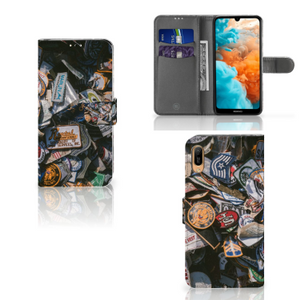 Huawei Y6 (2019) Telefoonhoesje met foto Badges