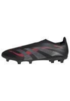 adidas Uniseks-Volwassen PREDATOR LEAGUE Laceless Firm Ground/Multi Ground Football boot, Core Black/Grey Four/Lucid Red, 44 EU