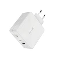 LogiLink PA0281 USB-oplader Binnen, Thuis Aantal uitgangen: 2 x USB-C bus (Power Delivery), USB 2.0 bus A USB Power Delivery (USB-PD) - thumbnail