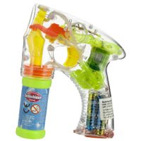 Cepewa Bellenblaas speelgoed pistool - met LED licht - 17 cm - plastic   -