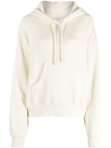 Off-White hoodie en coton à logo imprimé - Tons neutres