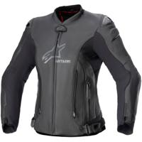 ALPINESTARS Stella GP Plus V4 Jacket, Leren motorjas dames, Zwart-Zwart - thumbnail