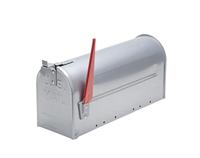 Burg-Wächter U.S. Mailbox Met Draaibare Vlag, Aluminium, 892 Alu, Aluminium