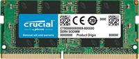 Crucial CT8G4SFS8266, 8GB geheugen, DDR4, 2666 MT/s, PC4-21300, Single Rank x8, SODIMM, 260-Pin, groen (Voor de laptop)