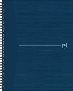 Oxford Origin spiraalschrift, ft A4+, 140 bladzijden, gelijnd, blauw