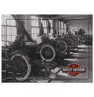 Harley-Davidson Factory Metalen Bord - thumbnail