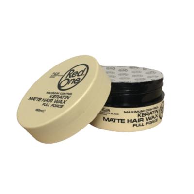 Red One Haar Styling Wax - 150 ml. - Keratin - Matte - Aqua Hair Gel Wax