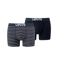 Levi's 2-pack boxershort vintage stripe - blauw