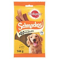 Pedigree Snacks Schmacko'S Met Kip (20 Stuks) 144G