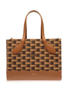 Bally mini sac à main Keep On à imprimé Pennant - Marron