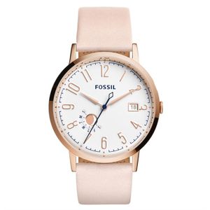 Horlogeband Fossil ES3991 Leder Beige 20mm