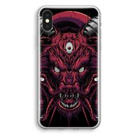 Hell Hound and Serpents: iPhone XS Transparant Hoesje - thumbnail