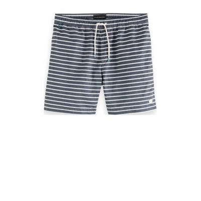 Scotch & Soda gestreepte zwemshort blauw/wit Scotch & Soda gestreepte zwemshort blauw/wit