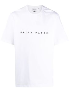 Daily Paper t-shirt à logo brodé - Blanc