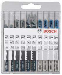 Bosch Accessories 2607010630 Set decoupeerzagen Basic for Wood and Metal, 10-delig 1 set(s)