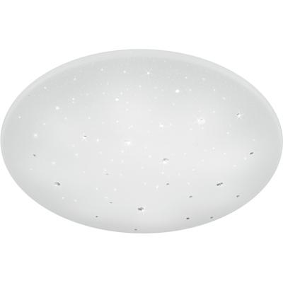 LED Plafondlamp - Trion Acinoa - 40W - Aanpasbare Kleur - Dimbaar - Afstandsbediening - Rond - Mat Wit
