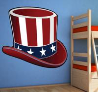 Sticker hoed Uncle Sam