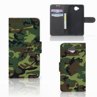 Microsoft Lumia 650 Telefoon Hoesje Army Dark - thumbnail