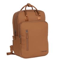 New Rebels William Milwaukee Cognac 18L Rugzak Waterafstotend Laptop 15.6"