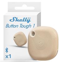 Shelly Blu Button Tough Mocha | Intelligente Bluetooth-knop voor activering van acties en scènes | Multi-klik-activering | onmiddellijke reactietijd | beschermingsklasse IP54 | iOS-Android-app