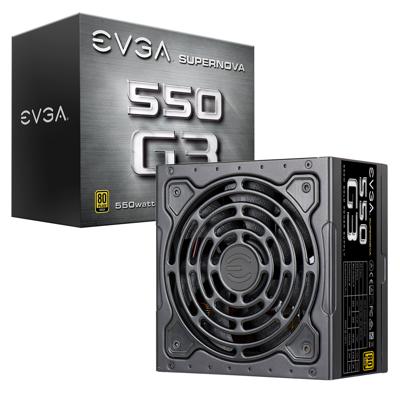 EVGA SuperNOVA 550 G3 power supply unit 550 W 24-pin ATX Zwart