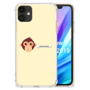 Apple iPhone 11 Stevig Bumper Hoesje Monkey