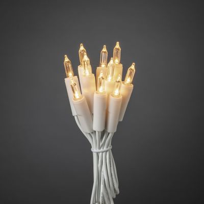 Konstsmide 6302-102 Mini-lichtketting Binnen Energielabel: G (A - G) werkt op het lichtnet Aantal lampen 35 LED Warmwit Verlichte lengte: 5.1 m