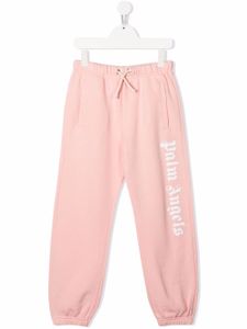 Palm Angels Kids pantalon de jogging à logo imprimé - Rose