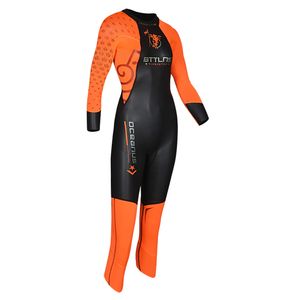 BTTLNS Oceanus 1.0 lange mouw wetsuit kinderen 8