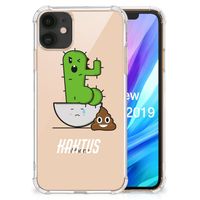 Apple iPhone 11 Stevig Bumper Hoesje Cactus Poo