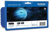 Brother LC1280XL Twin-Pack - Printcartridge - 2 x zwart - 2400 pagina's - blister met akoestisch/elektromagnetisch alarm