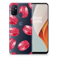 OnePlus Nord N100 Siliconen Case Pink Macarons - thumbnail