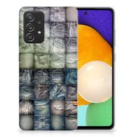 Silicone Back Cover Samsung Galaxy A52 (5G/4G) Spijkerbroeken - thumbnail