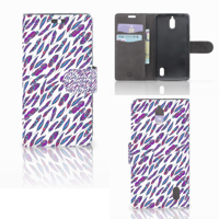 Huawei Y625 Telefoon Hoesje Feathers Color