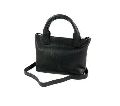 Discover compacte dames handtas schoudertas zwart