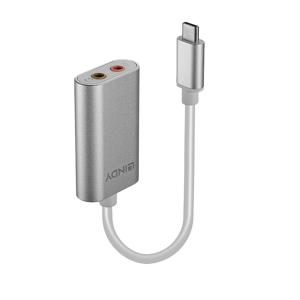 Lindy 42711 mobiele telefoonkabel Wit USB C 3.5mm