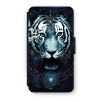 Darkness Tiger: iPhone XS Flip Hoesje - thumbnail