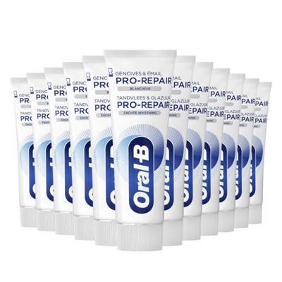 Oral-B Tandvlees & Glazuur Repair Zachte Whitening Tandpasta - 12 x 75ml