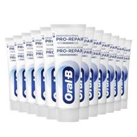 Oral-B Tandvlees & Glazuur Repair Zachte Whitening Tandpasta - 12 x 75ml