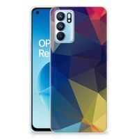 OPPO Reno 6 5G TPU Hoesje Polygon Dark - thumbnail