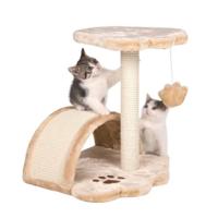 TRIXIE Vitoria Kattenboom Hoogte 43 cm beige pluche en natuurlijke sisal