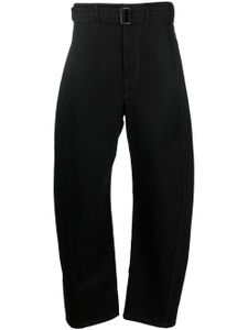 LEMAIRE pantalon ample à taille ceinturée - Noir