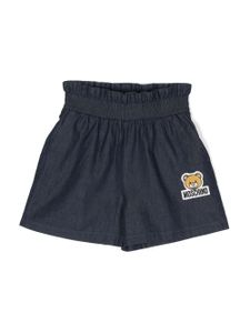 Moschino Kids short de sport à motif Teddy Bear - Bleu